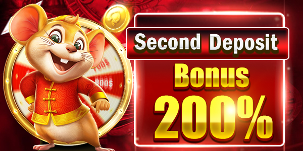 Second Deposit Bonus 200% 